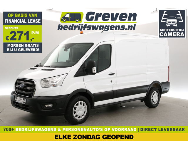 Ford Transit - 350 2.0 TDCI L2H2 Trend | Airco | Camera | Cruise | 3-Zits | Carplay | Stoelverw.