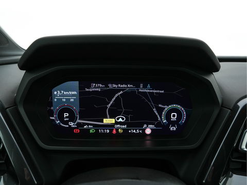 Audi Q4 e-tron 40 S-Line Competition Launch edition 77 kWh [ 3-Fase ] {SOH-87%} (INCL-BTW) *HEAT-PUMP | PANO | LEATHER-FABRIC | MATRIX-LED | ADAPTIVE-CRUISE | HEATED-SPORTSEATS | AMBIENT-LIGHT | DIGI-COCKPIT | CAMERA | KEYLESS | NAVI-FULLMAP | ...