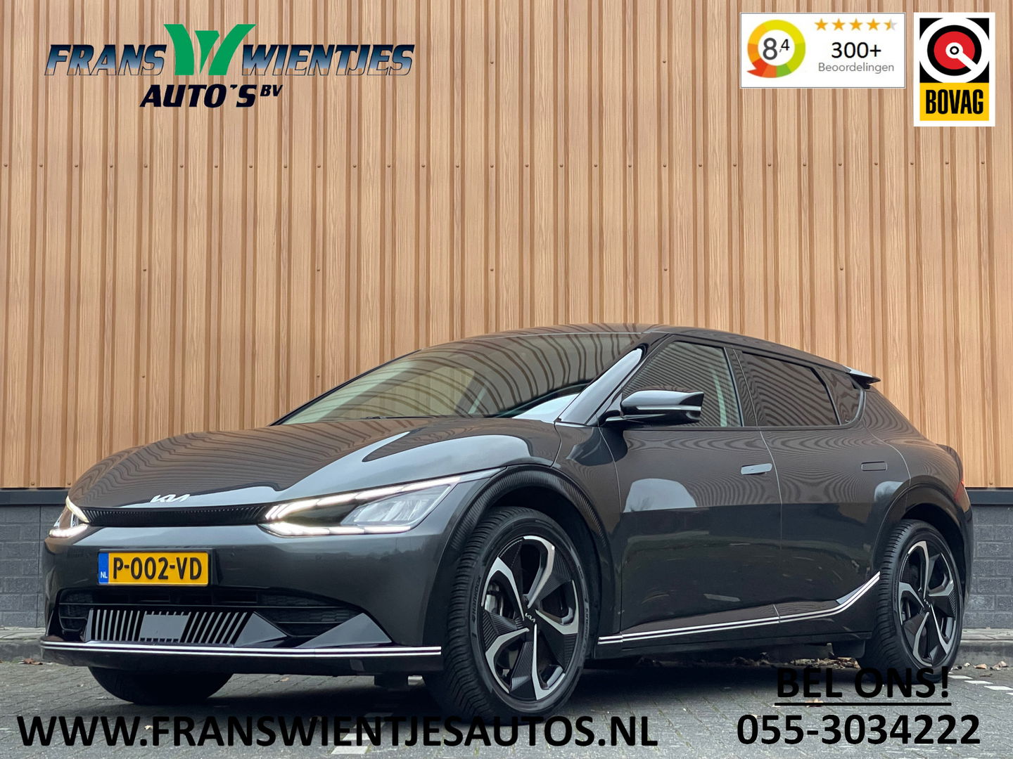 Kia Ev6 Plus 77.4 kWh | SoH 100% | Apple Carplay | Achteruitrijcamera | Parkeersensoren | Elektrische Stoelen | Stoelverwarming/verkoeling | DAB | Navigatie | Meridian | Stuurverwarming |