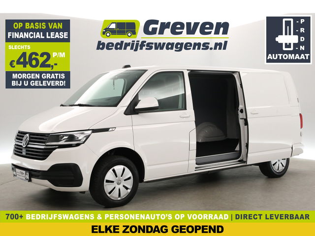 Volkswagen Transporter - 2.0 TDI 150PK L2H1 | DSG Aut. | Airco | Adap. Cruise | 3-Zits | Trekh. | LED | 2xSchuifdeur | Stoelverw.