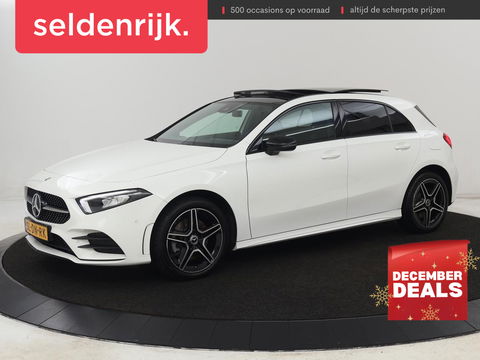 Mercedes-Benz A-Klasse 250e AMG | Panoramadak | Stoelverwarming | Carplay | Leder/Alcantara | Camera | Sfeerverlichting | Navigatie | Park Assist | Climate control | Full LED | PHEV | Plug In