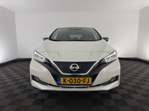 Nissan Leaf e+ Tekna 62 kWh {SOH-95%} (INCL-BTW) *Aut.*LEATHER-MICROFIBRE | FULL-LED | ADAPTIVE-CRUISE | BOSE-AUDIO | TOP-VIEW | DAB | KEYLESS | NAVI-FULLMAP | DAB | HEATED-COMFORTSEATS | BLIND-SPOT | PRIVACY-GLASS | 17''ALU*