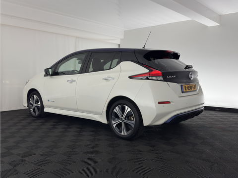 Nissan Leaf e+ Tekna 62 kWh {SOH-95%} (INCL-BTW) *Aut.*LEATHER-MICROFIBRE | FULL-LED | ADAPTIVE-CRUISE | BOSE-AUDIO | TOP-VIEW | DAB | KEYLESS | NAVI-FULLMAP | DAB | HEATED-COMFORTSEATS | BLIND-SPOT | PRIVACY-GLASS | 17''ALU*