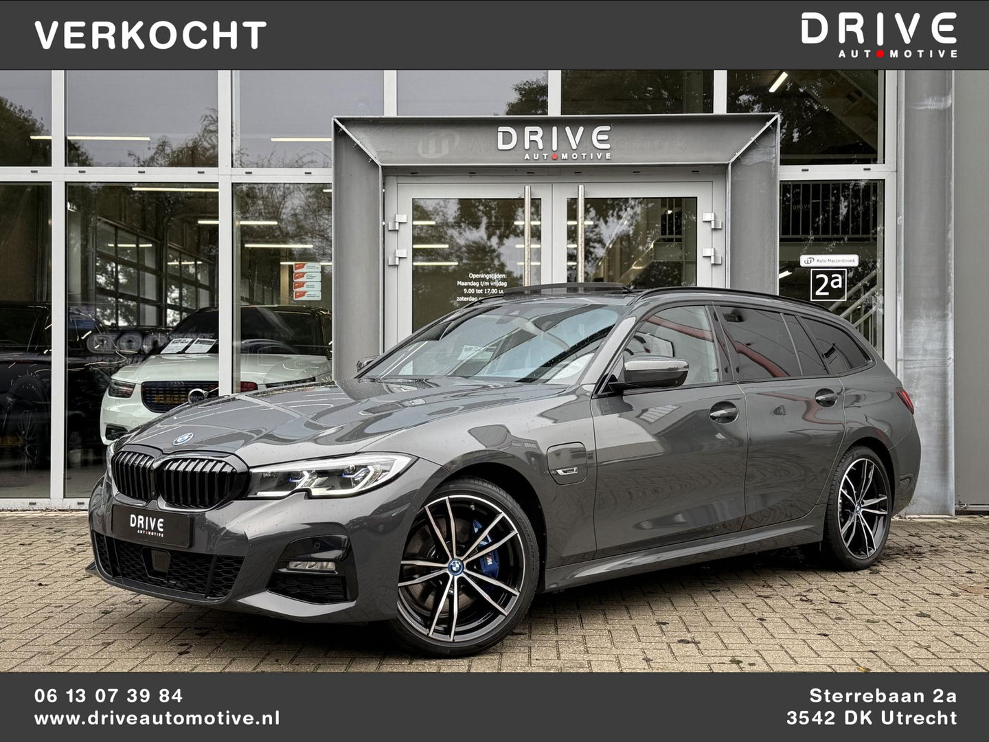 BMW 3 Serie Touring 330e High Ex. M-sport plus|SOH98%|Pano|Laser|CoPilot|HiFi|Trekhaak|Dravit grey