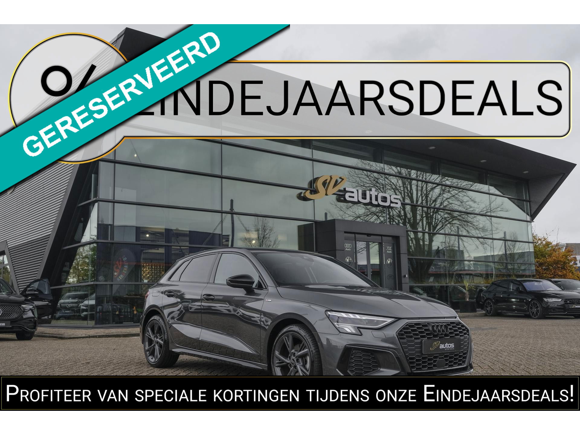 Audi A3 Sportback 30 TFSI 110pk S-line Virtual cockpit Sportstoelen Clima Cruise NLauto 18" LMV Daytonagrijs