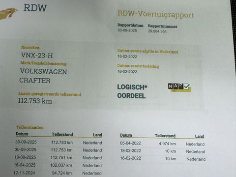 Volkswagen Crafter 35 2.0 TDI L4H3 Trendline trekhaak