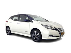 Nissan Leaf e+ Tekna 62 kWh {SOH-95%} (INCL-BTW) *Aut.*LEATHER-MICROFIBRE | FULL-LED | ADAPTIVE-CRUISE | BOSE-AUDIO | TOP-VIEW | DAB | KEYLESS | NAVI-FULLMAP | DAB | HEATED-COMFORTSEATS | BLIND-SPOT | PRIVACY-GLASS | 17''ALU*