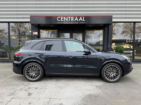 Porsche Cayenne 3.0 E-Hybrid Platinum Edition|Pano|Sportchrono|Bose|Sport design|Memory|Luchtvering|360Camera|Leder|NL-Auto