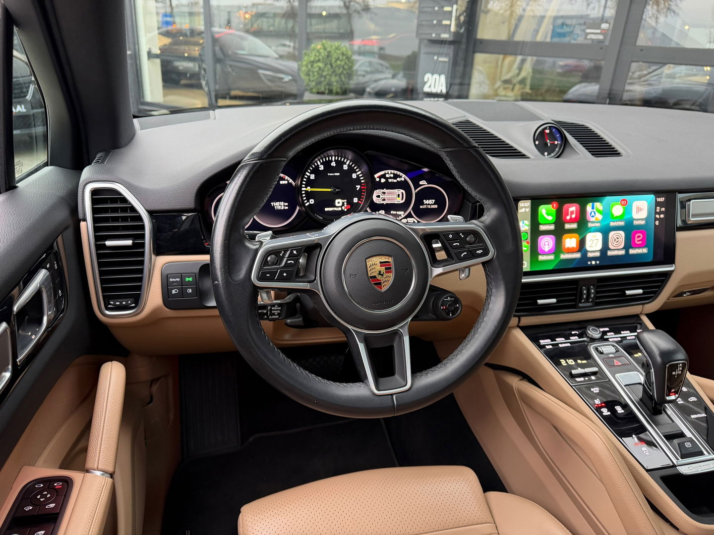 Porsche Cayenne 3.0 E-Hybrid Platinum Edition|Pano|Sportchrono|Bose|Sport design|Memory|Luchtvering|360Camera|Leder|NL-Auto