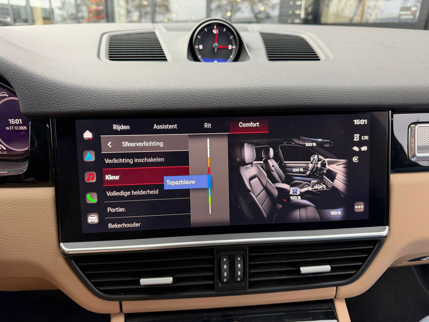 Porsche Cayenne 3.0 E-Hybrid Platinum Edition|Pano|Sportchrono|Bose|Sport design|Memory|Luchtvering|360Camera|Leder|NL-Auto