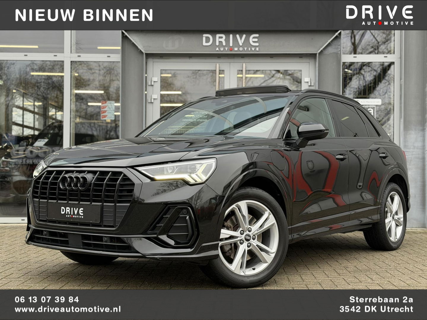 Audi Q3 45 TFSI e S edition |Black optic|Pano|Leer|Matrix|