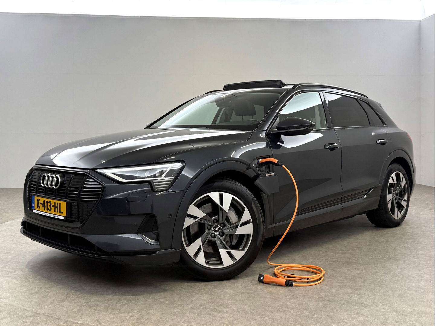 Audi e-tron 50 Quattro S-Line 71 kWh | SOH 94% | Snelladen | Pano | Sfeer | Memory | Virtual | Camera | Adap. Cruise | Carplay | Stoelverw.