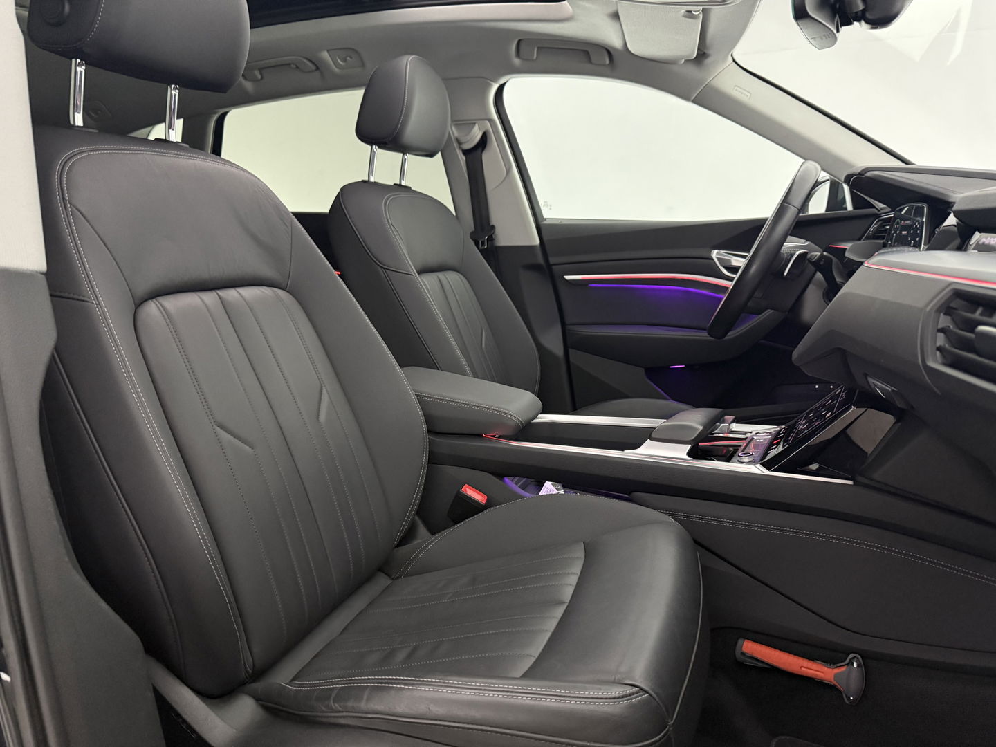 Audi e-tron 50 Quattro S-Line 71 kWh | SOH 94% | Snelladen | Pano | Sfeer | Memory | Virtual | Camera | Adap. Cruise | Carplay | Stoelverw.