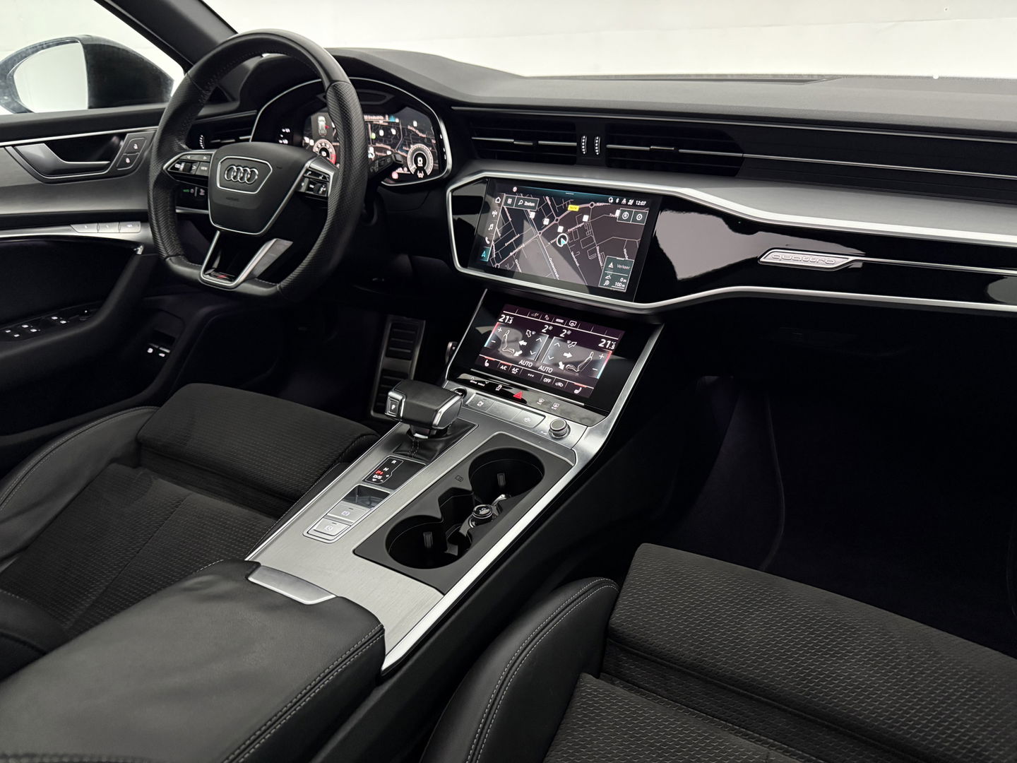 Audi A6 2.0 55 TFSI e Quattro Competition S-Line black edition | SOH 88% | Pano | Memory | Sfeer | Virtual |  Adap. Cruise | Carplay | Camera | Stoelverw. | Keyless