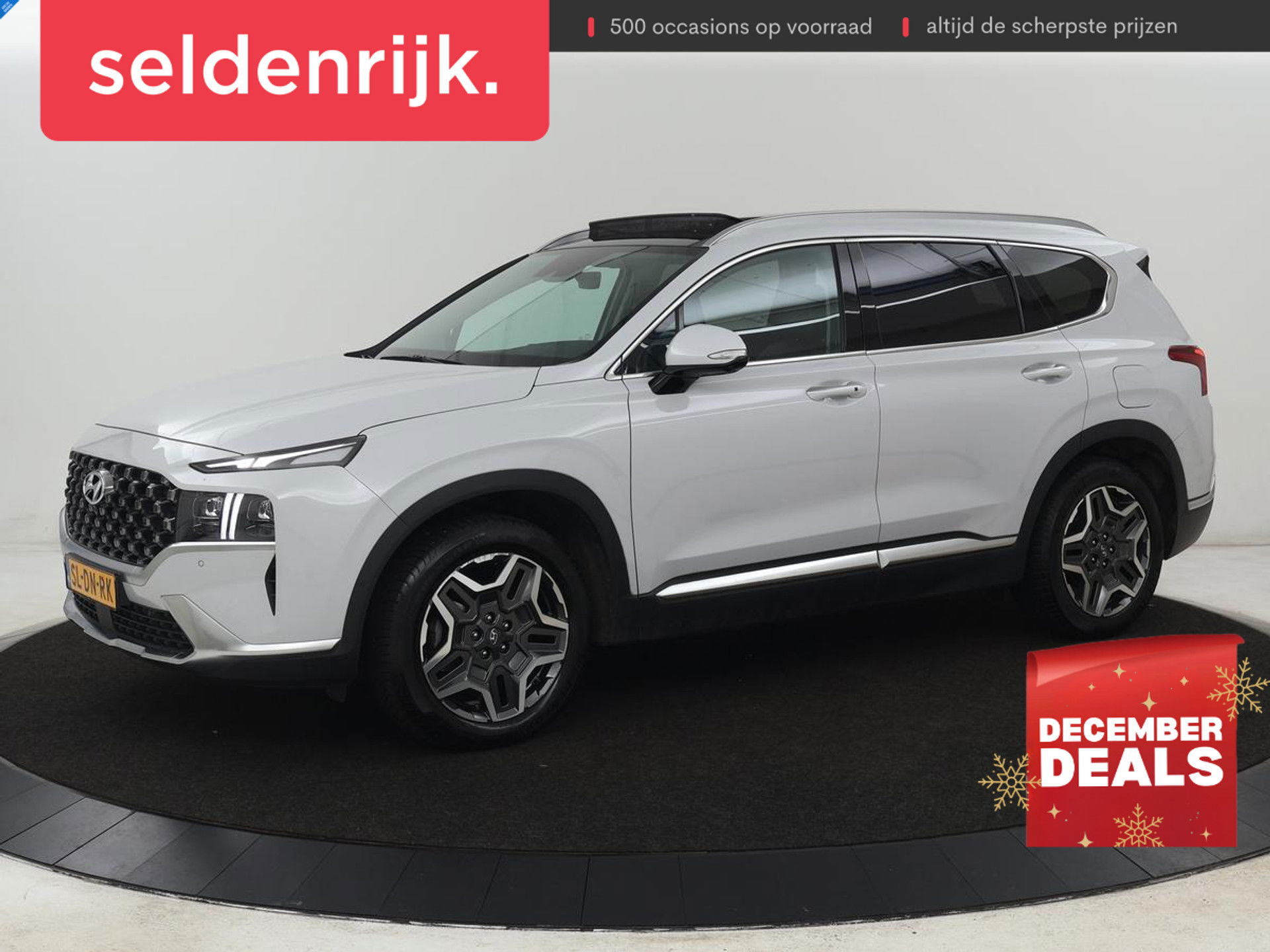 Hyundai Santa Fe 1.6 T-GDI PHEV Premium Sky | Panoramadak | Stoelventilatie | Head-Up | Leder | Krell Audio | 360 Camera | Plug In