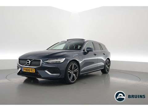 Volvo V60 2.0 T8 Recharge AWD Inscription 390PK | Pano-dak | ACC | Elek. Trekhaak | Camera | Stoel + stuurverw. | 19 inch