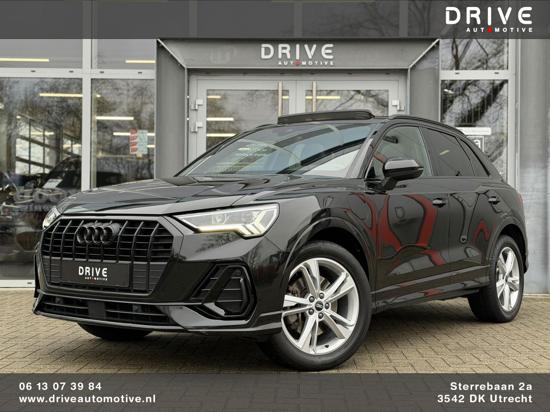 Audi Q3 45 TFSI e S edition |Black optic|Pano|Leer|Matrix|