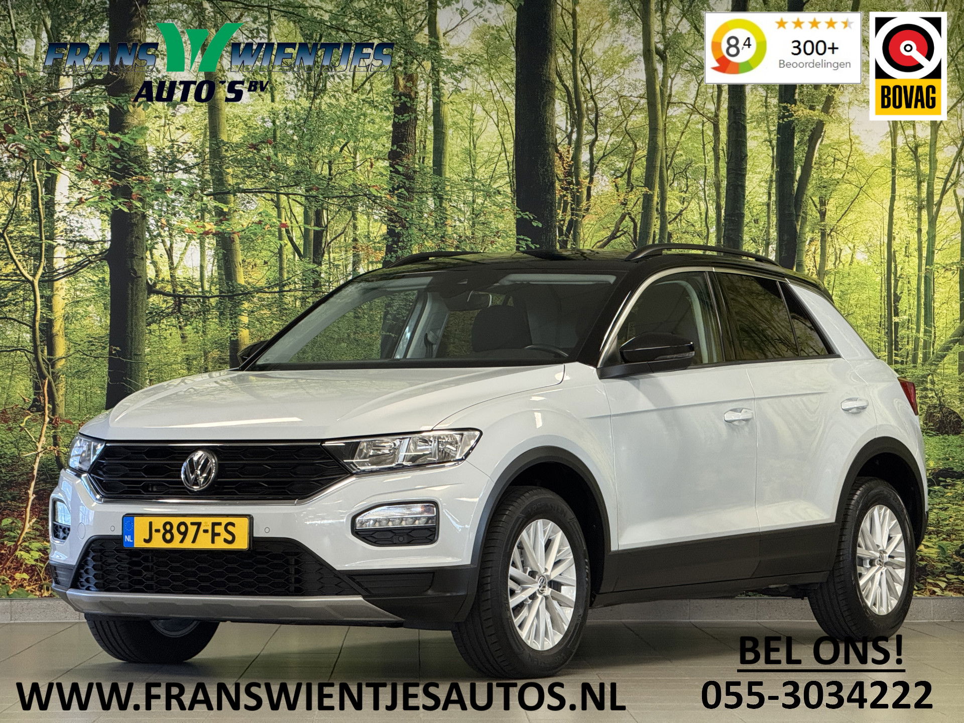 Volkswagen T-Roc 1.5 TSI Sport | Navigatie | Camera | Adaptieve Cruise Control | Lane Assist | Trekhaak | Parkeersensoren | Front Assist |  Airconditioning | Elektrische Ramen |