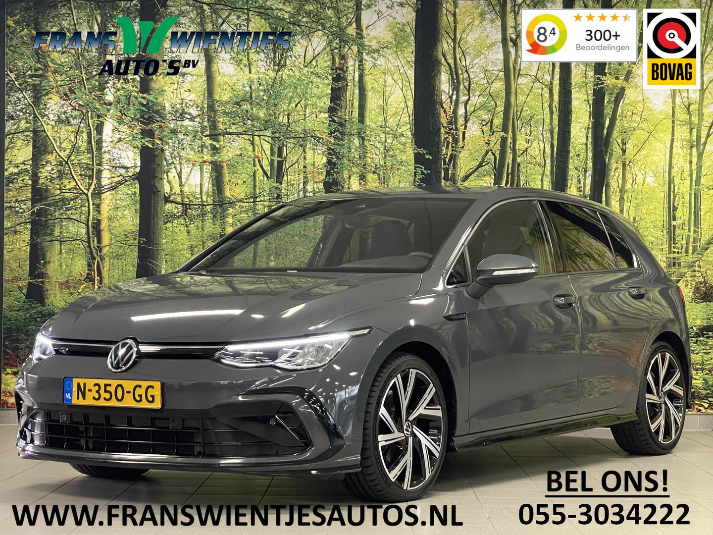 Volkswagen Golf 2.0 TDI R-Line | Apple Carplay | Stuurverwarming | DAB | Sfeerverlichting | Navigatie | Achteruitrijcamera |