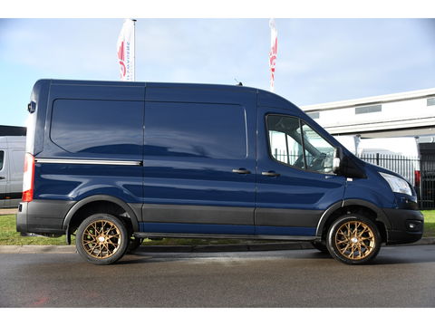 Ford Transit 350 2.0 TDCI L2H2 PB Edition Cruise, Sensoren, 130pk, Automaat, Trekhaak, Airco, Radio, Uniek!