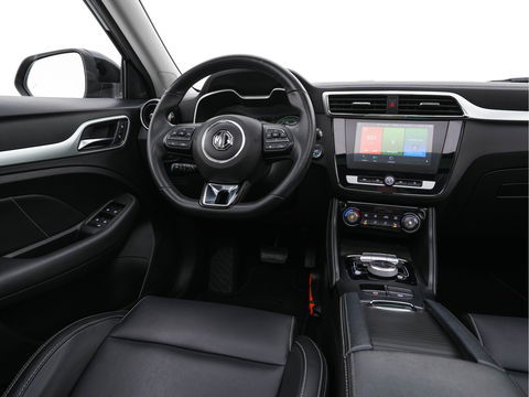 MG ZS EV Luxury 45 kWh (INCL-BTW) Aut. *PANO | LEATHER | CCS-FASTLOADER | KEYLESS | NAVI-FULLMAP | ADAPTIVE-CRUISE | CAMERA | HEATED-SPORTSEATS | CARPLAY | BLINDSPOT | DAB | LANE-ASSIST | 17''ALU*