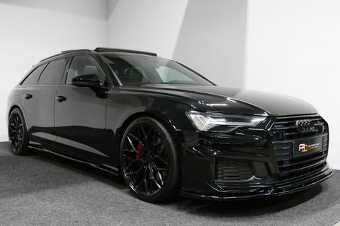 Audi A6 Avant 55 TFSI e quattro Competition / S6 Diffuser / Maxton Design Bodykit V.2 / Panoramadak / HD Matrix LED / Elektr. verstelbare voorstoelen + memory / HUD / Elektr. wegklapbare trekhaak / Apple Carplay - Android Auto / Stoelverwarming / Adaptive Cruise 
