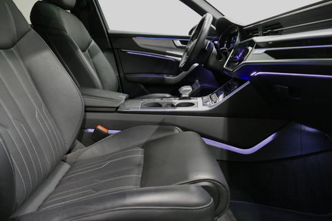 Audi A6 Avant 55 TFSI e quattro Competition / S6 Diffuser / Maxton Design Bodykit V.2 / Panoramadak / HD Matrix LED / Elektr. verstelbare voorstoelen + memory / HUD / Elektr. wegklapbare trekhaak / Apple Carplay - Android Auto / Stoelverwarming / Adaptive Cruise 