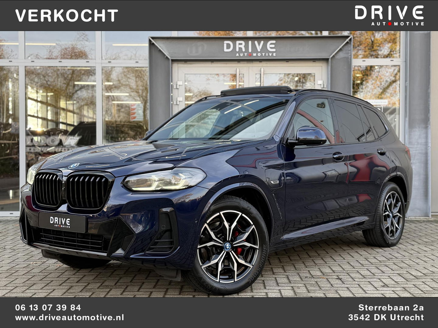 BMW X3 xDrive30e High Ex. M-Sport |Pano|Leer|Memory|360Cam|HUD|HIFI|Trekhaak|Tansanit