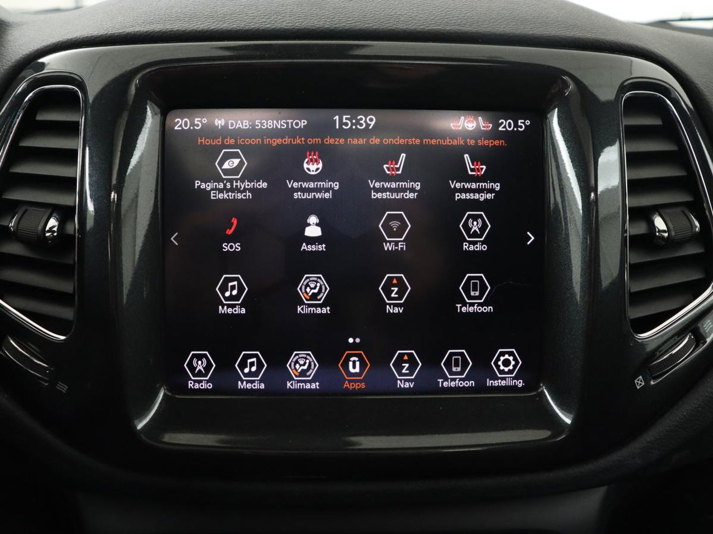 Jeep Compass 4xe 240 Plug-in Hybrid Electric S | Panoramadak | Leder | Stoelverwarming | Carplay | Camera | Navigatie | Keyless