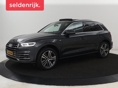 Audi Q5 55 TFSIe quattro S edition | Panoramadak | Carplay | Stoelverwarming | Trekhaak | Adaptive cruise | 20'' | Leder/Alcantara | Camera | Navigatie | DAB | Virtual Cockpit | Full LED | S Line | PHEV | Plug In