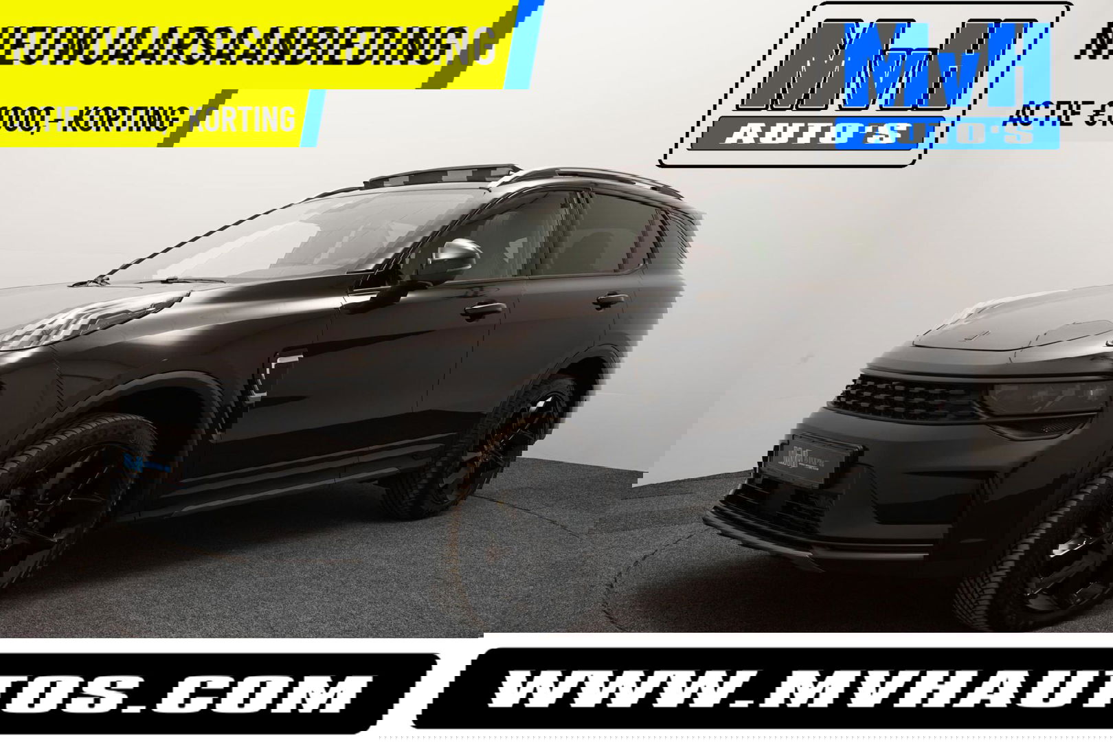 Lynk & Co 01 1.5 Hybride|LEER|FULL BLACK XXL|ZWARTE.HEMEL