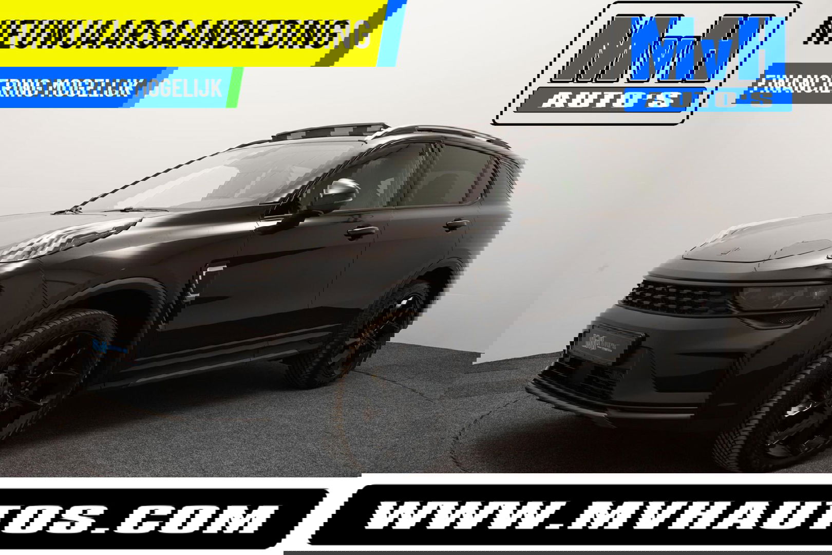 Lynk & Co 01 1.5 Hybride|LEER|FULL BLACK XL|ZWARTE.HEMEL|NAP