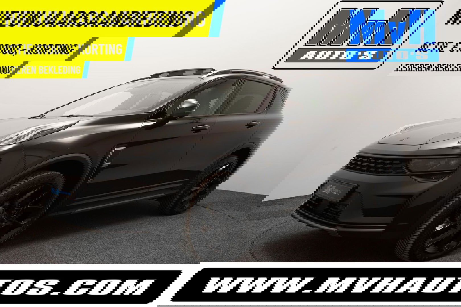 Lynk & Co 01 1.5 Hybride|FULL BLACK XL|ZWARTE.HEMEL|LEER|NAP