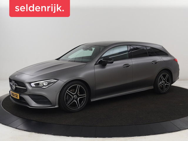 Mercedes-Benz CLA-Klasse - 180d Business Solution AMG | Stoelverwarming | Carplay | Camera | Leder/Alcantara | Navigatie | Widescreen | Sfeerverlichting | Designo Mountaingrijs Magno