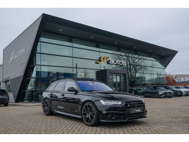Audi S6 - Avant 4.0 TFSI V8 450pk Panoramadak Supersportstoelen B&O 3d Luchtvering Matrix led Black pack
