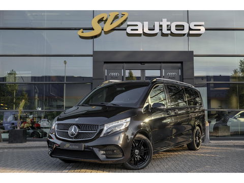 Mercedes-Benz V-Klasse V300d AMG 240pk Extra Lang XL Burmester Elektrische schuifdeuren Trekhaak Night pakket Black Edition