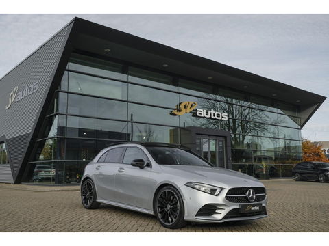 Mercedes-Benz A-Klasse A220 AMG 190pk Panoramadak Widescreen Night pakket 19" LMV Sfeerverlichting
