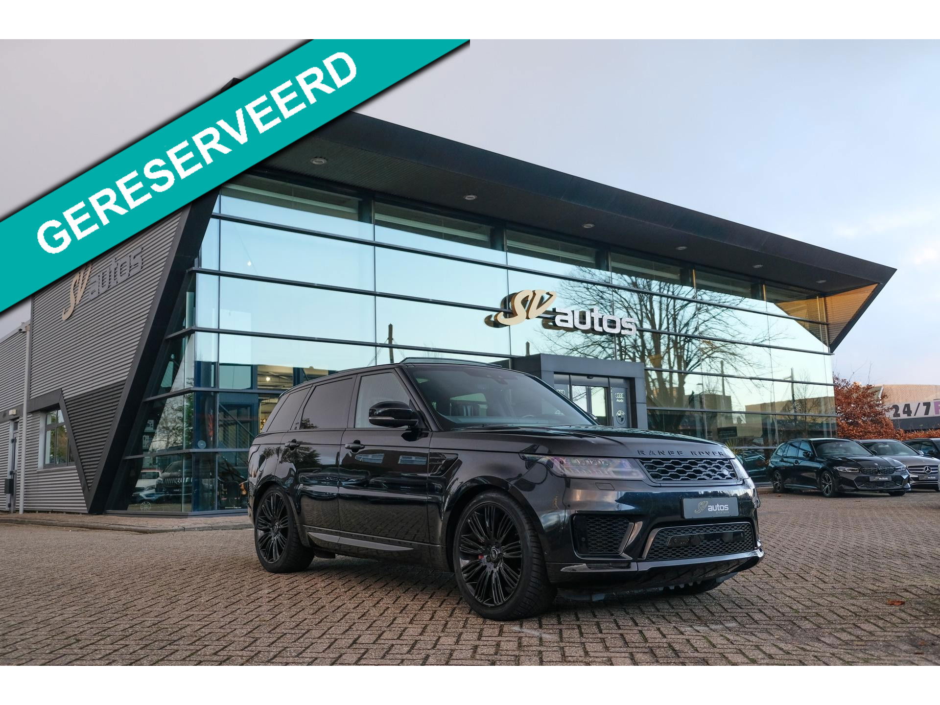 Land Rover Range Rover Sport P400e 404pk Autobiography Dynamic Panoramadak Carbon 22" LMV Alcantara NLauto VOL!!