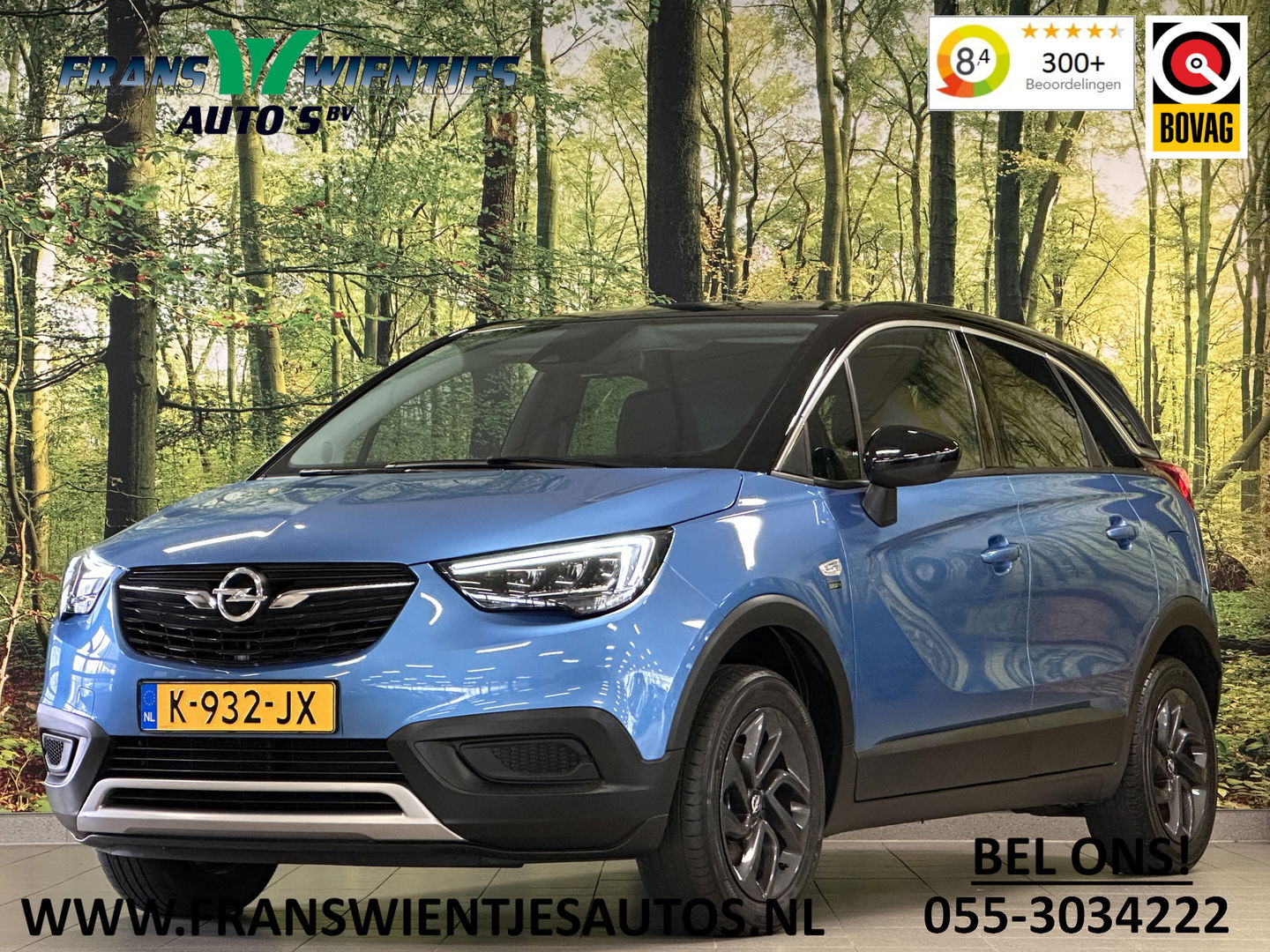 Opel Crossland X 1.2 Turbo Edition 2020 | Cruise Control | Apple Carplay | Android Auto | Airconditioning | Trekhaak | Lane Assist | Elektrisch Bedienbare Spiegels