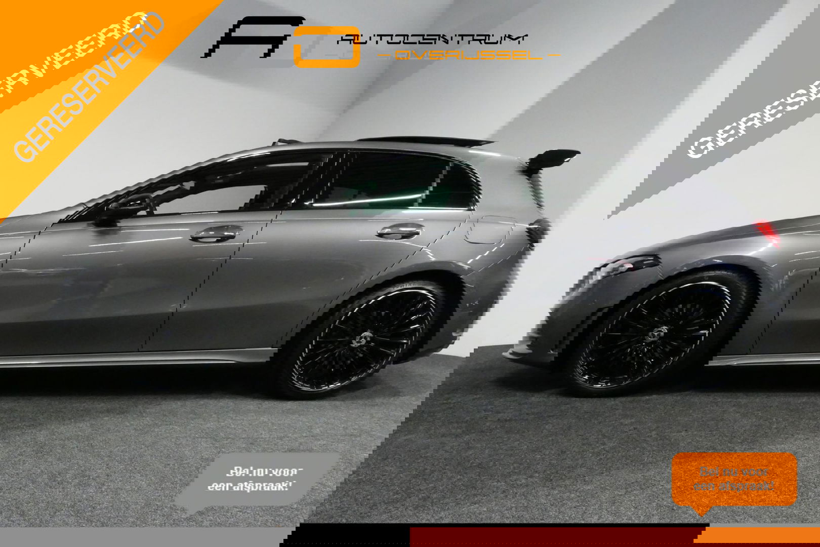 Mercedes-Benz A-Klasse 200 AMG Line / A45 AMG Diffuser / Panamericana Grille / Panoramadak / A45 Dakspoiler / Elektr. verstelbare voorstoelen + memory / Multibeam LED Koplampen / Apple Carplay - Android Auto / Stoelverwarming / Ambienteverlichting / 19'' LMV / Night pakket / Do