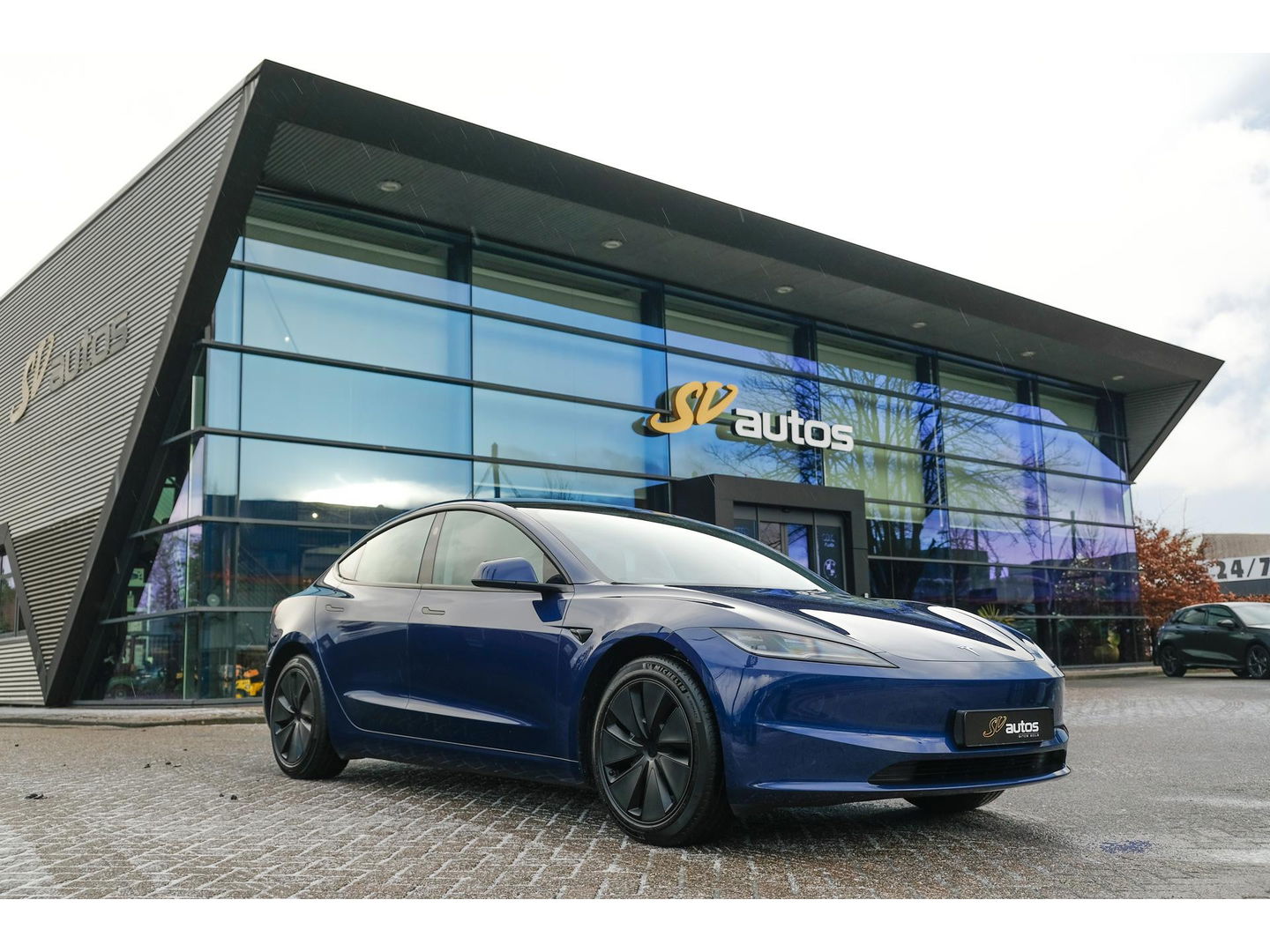 Tesla Model 3 283pk MJ2024 Nieuw model RWD 60 kWh Autopilot Zwart leder Stoelverwarming Camera NLauto 1e eigenaar