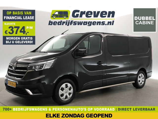 Renault Trafic - 2.0 dCi T29 L2H1 | Euro6 | DC | 6-Persoons | Airco | Cruise | Parkeersens.