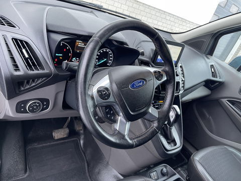 Ford Transit Connect 1.5 EcoBlue L2 Sport automaat / vaste prijs rijklaar € 14.950 ex btw / lease vanaf € 252 / dubbele schuifdeur / blauw metallic / camera / trekhaak / stoelverwarming / euro 6 !