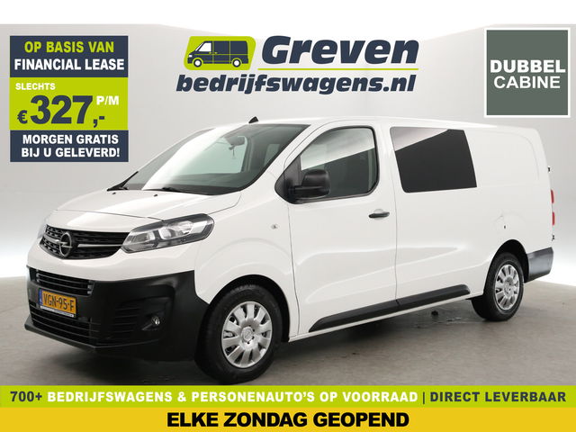Opel Vivaro - 2.0 CDTI L3H1 | Euro6 | Dubbele Cabine | Airco | Cruise | Carplay | Camera | Trekh. | Parkeersens.