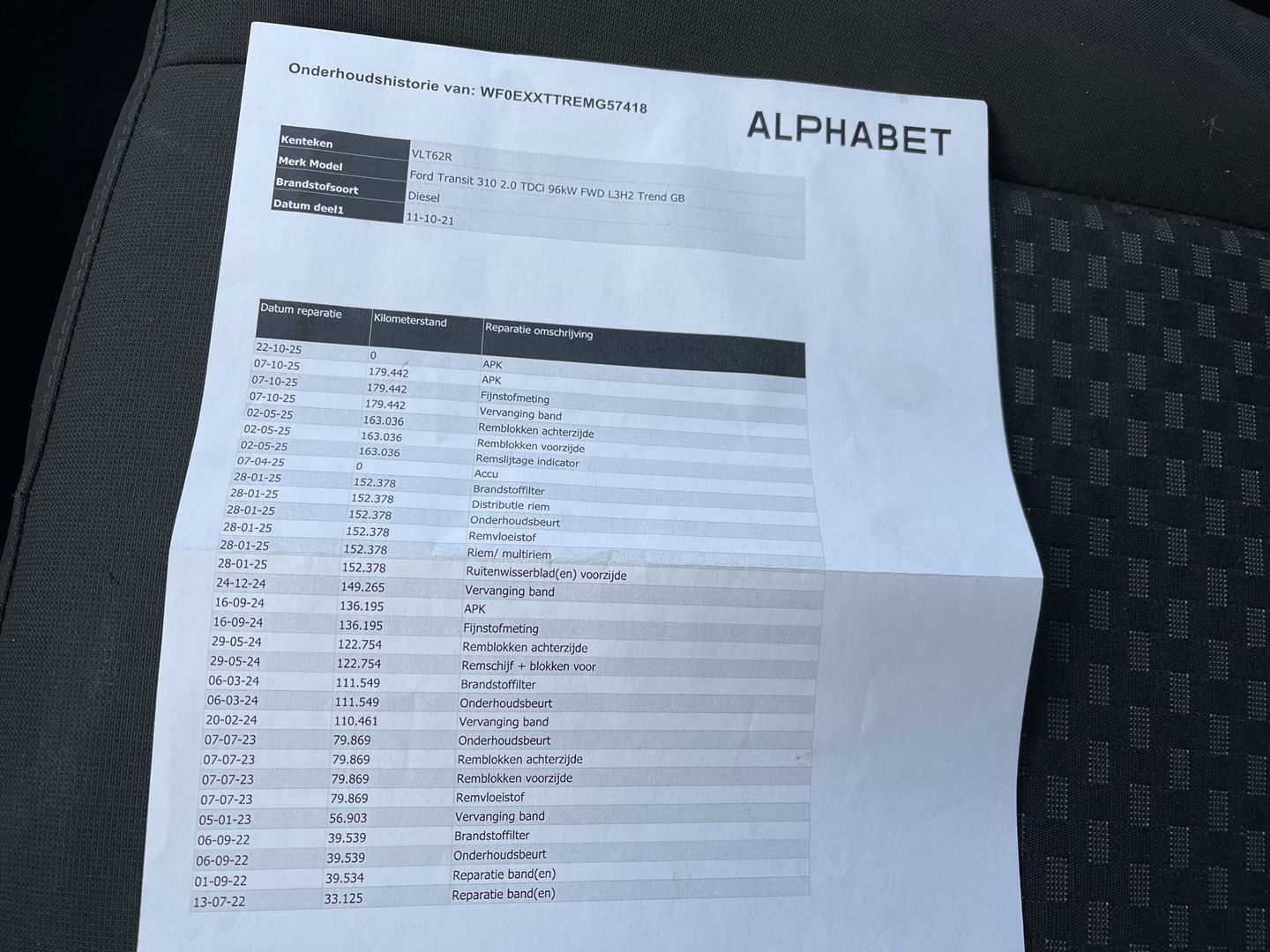 Ford Transit 310 2.0 TDCI 130pk L3H2 Trend / vaste prijs rijklaar € 18.950 ex btw / lease vanaf € 319 / Sortimo ingerichte laadruimte met omvormer / distributie riem vervangen!