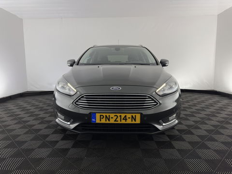 Ford FOCUS Wagon 1.5 TDCI Titanium Lease Edition (INCL-BTW) Aut. *NAVI-FULLMAP | HEATED-COMFORTSEATS | KEYLESS | PRIVACY-GLASS | ECC | SYNC-AUDIO | PDC | CRUISE | 16''ALU*
