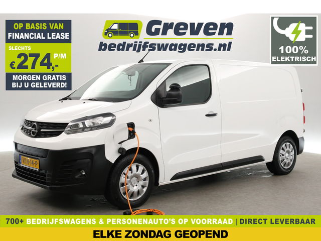 Opel Vivaro-e - L2H1 75 kWh | SOH 90% | Snelladen | Airco | Cruise | 3-Zits | Carplay | Navi | Parkeersens.