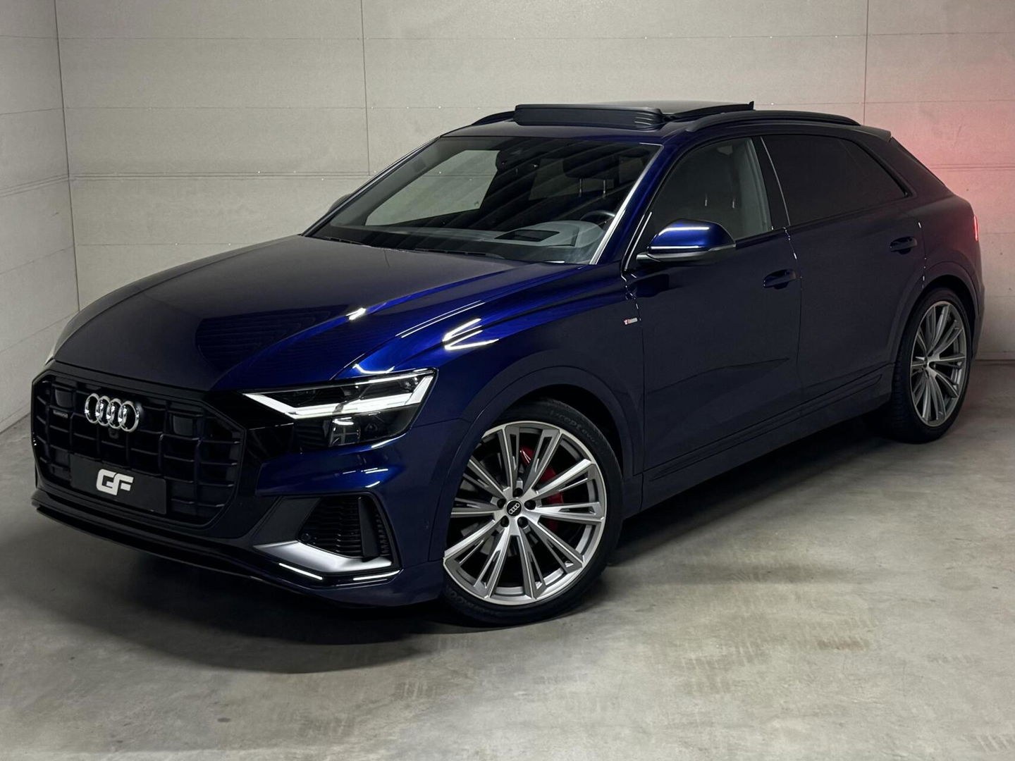 Audi Q8 55 TFSI Quattro S-Line Black Edition Pano B&O 360° Sfeer Luchtv. Trekh.