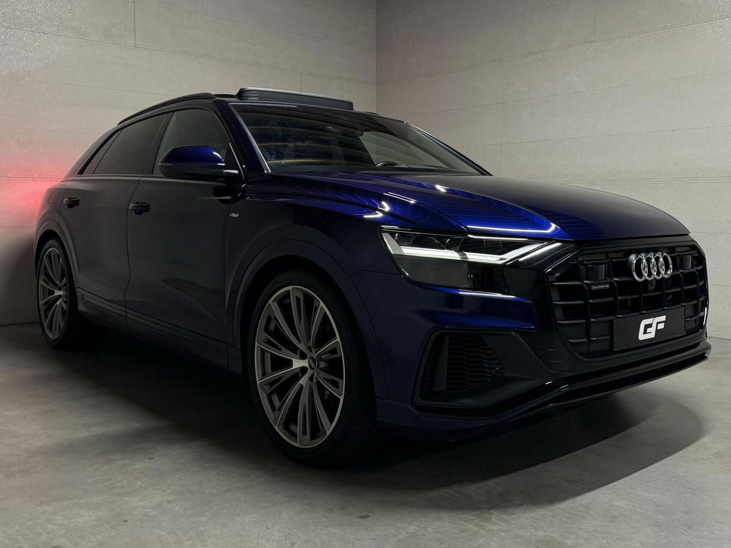 Audi Q8 55 TFSI Quattro S-Line Black Edition Pano B&O 360° Sfeer Luchtv. Trekh.