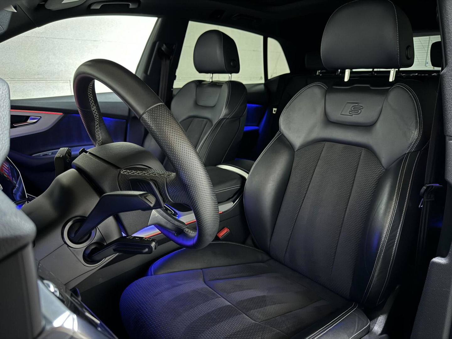 Audi Q8 55 TFSI Quattro S-Line Black Edition Pano B&O 360° Sfeer Luchtv. Trekh.